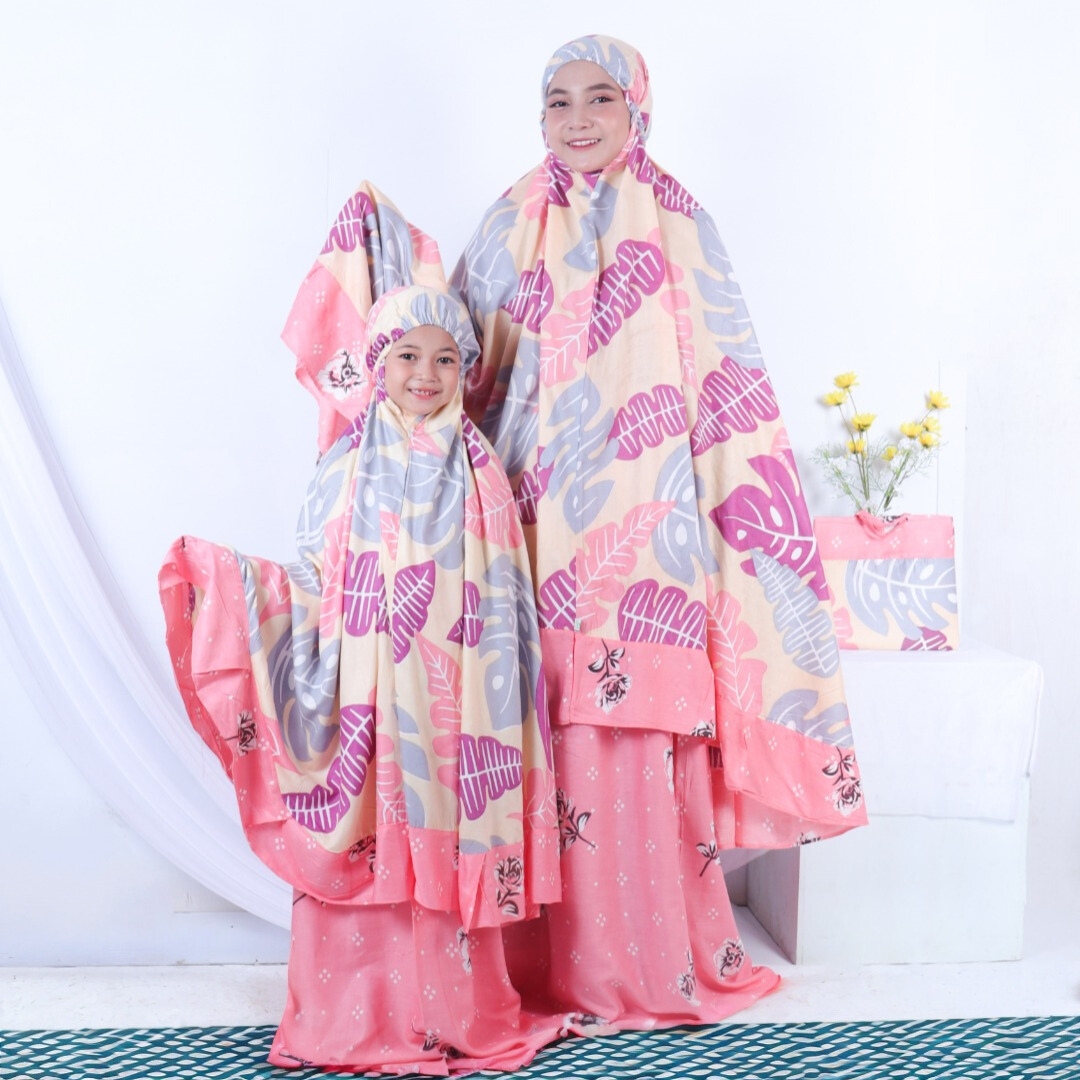 Mukena Couple Monsterra