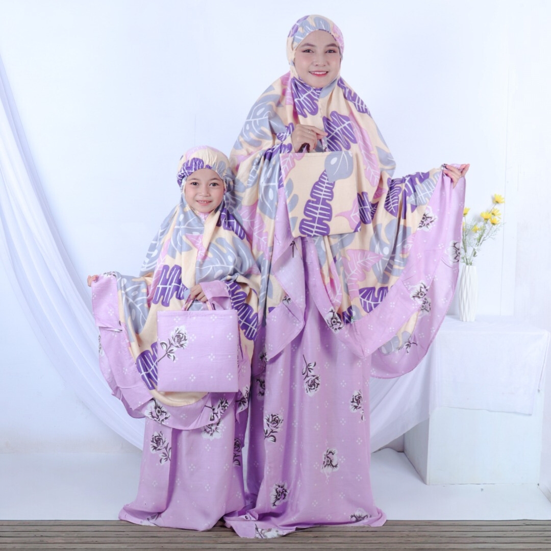 Mukena Couple Monsterra